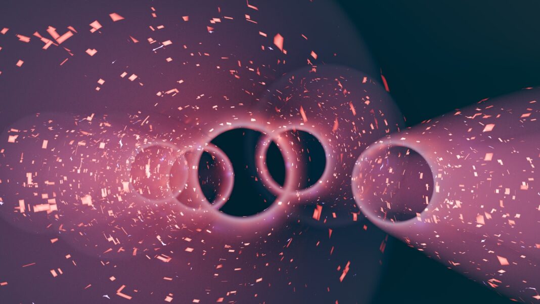 A close up of an object with a blurry background